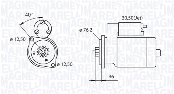 Starter Magneti Marelli 063521210280