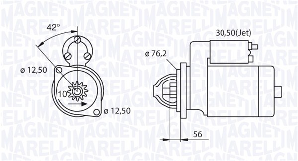 Starter Magneti Marelli 063521250420