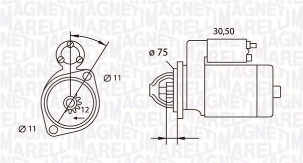 Starter Magneti Marelli 063523627010