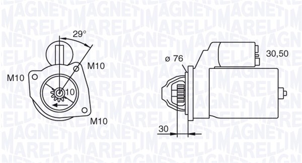 Starter Magneti Marelli 063280010010