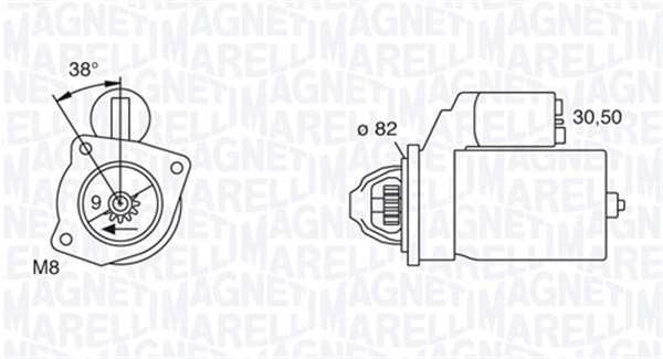 Starter Magneti Marelli 063114014010