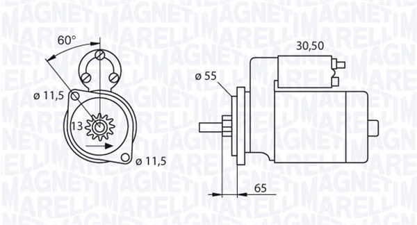 Starter Magneti Marelli 063280050010