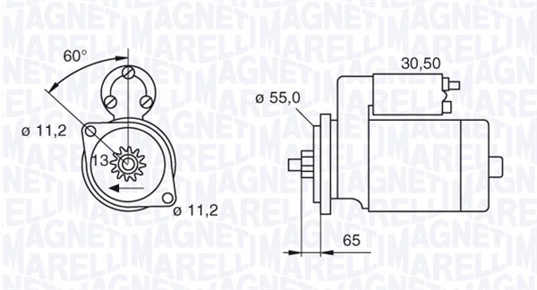 Starter Magneti Marelli 063280051010