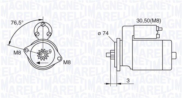 Starter Magneti Marelli 063280052010