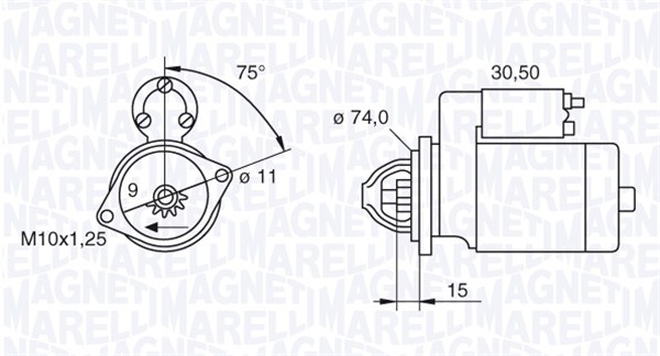 Starter Magneti Marelli 063280054010