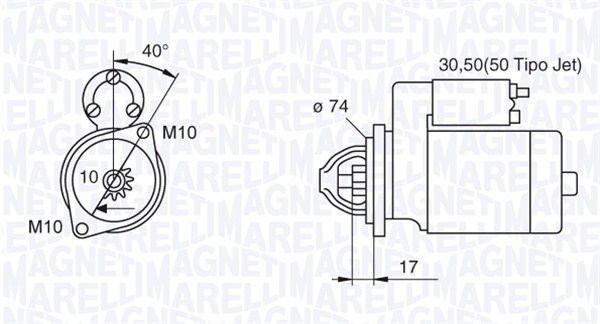 Starter Magneti Marelli 063280057010