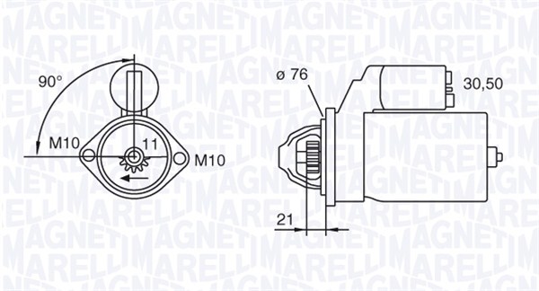 Starter Magneti Marelli 063280071010