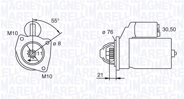 Starter Magneti Marelli 063193001010