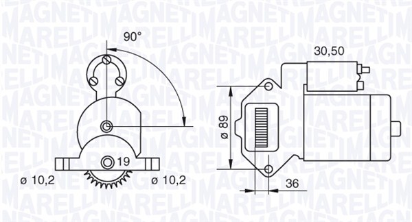 Starter Magneti Marelli 063187051010