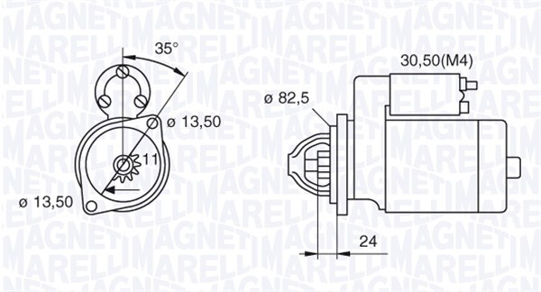 Starter Magneti Marelli 063216884010