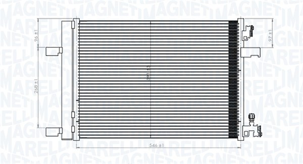 Magneti Marelli Airco condensor 350203769000
