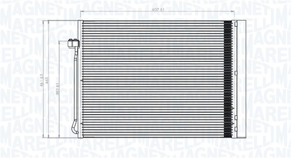 Airco condensor Magneti Marelli 350203795000