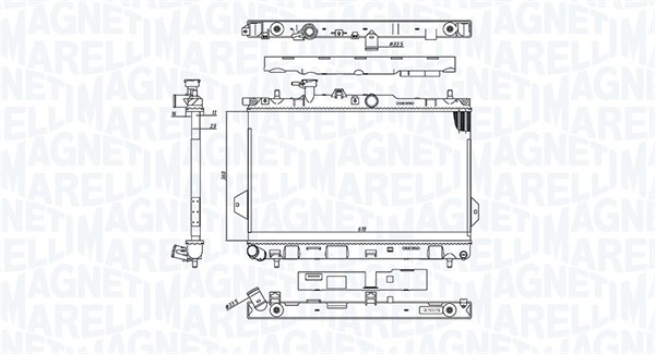 Radiateur Magneti Marelli 350213110400