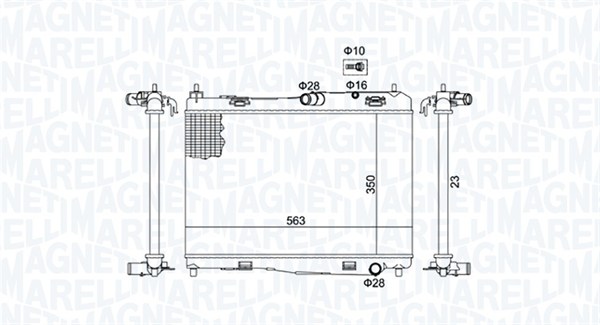 Radiateur Magneti Marelli 350213142100