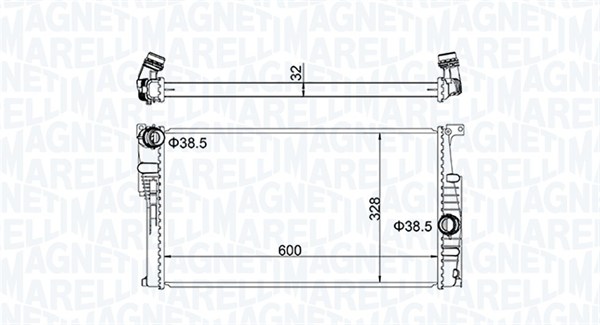 Magneti Marelli Radiateur 350213155100