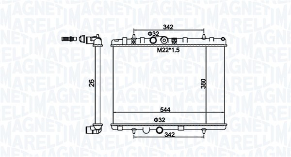 Radiateur Magneti Marelli 350213156100