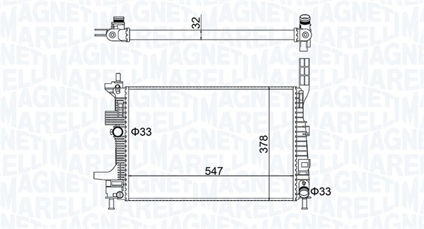 Magneti Marelli Radiateur 350213159700