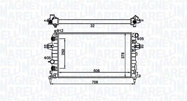 Magneti Marelli Radiateur 350213161700