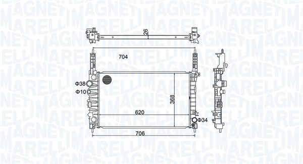 Radiateur Magneti Marelli 350213162900