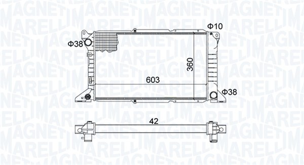 Radiateur Magneti Marelli 350213163800