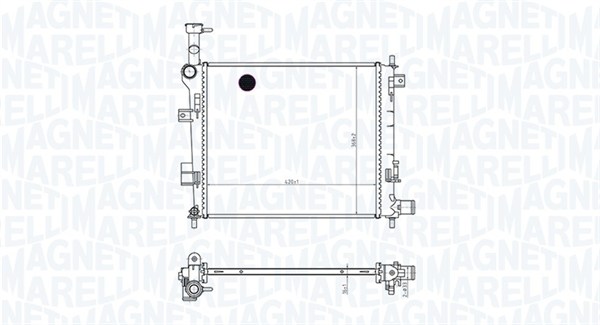 Radiateur Magneti Marelli 350213165400