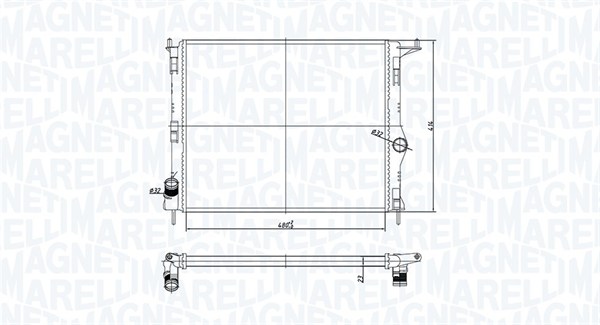 Radiateur Magneti Marelli 350213165900