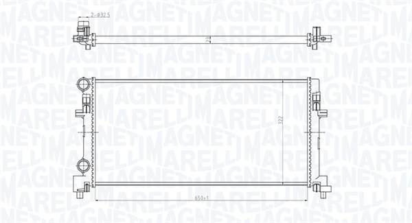 Radiateur Magneti Marelli 350213166200