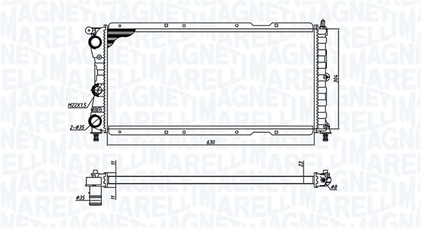 Radiateur Magneti Marelli 350213171400