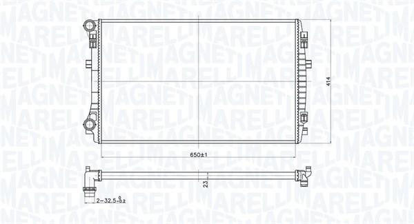 Radiateur Magneti Marelli 350213173400