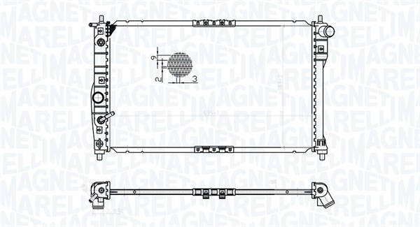 Magneti Marelli Radiateur 350213175600