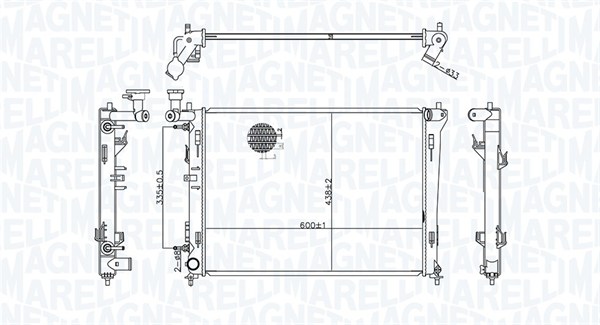 Radiateur Magneti Marelli 350213176600