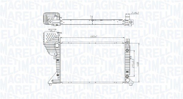 Magneti Marelli Radiateur 350213177500