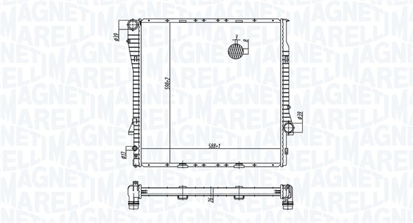 Radiateur Magneti Marelli 350213177700