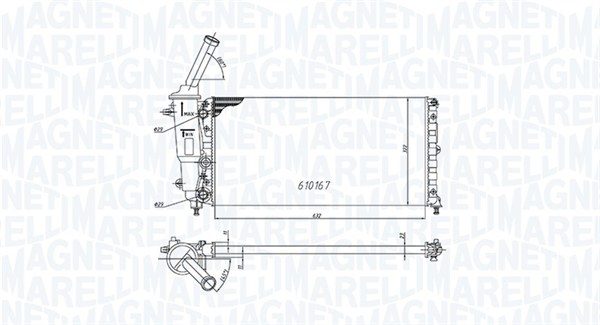 Radiateur Magneti Marelli 350213177000