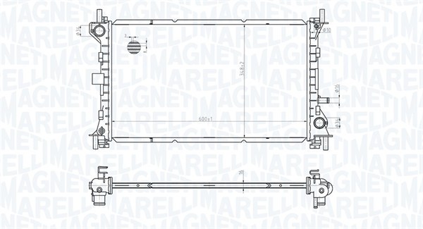 Radiateur Magneti Marelli 350213178100