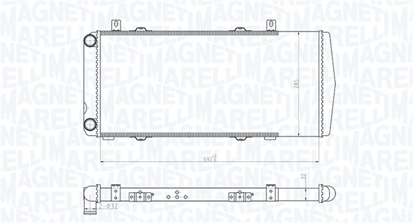 Radiateur Magneti Marelli 350213180100