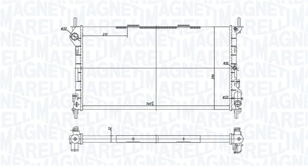 Radiateur Magneti Marelli 350213181200