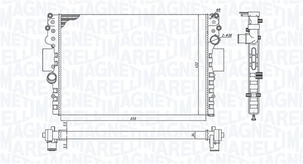 Magneti Marelli Radiateur 350213183800