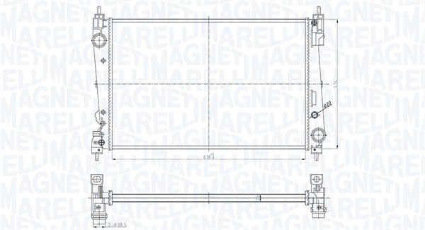 Radiateur Magneti Marelli 350213184300