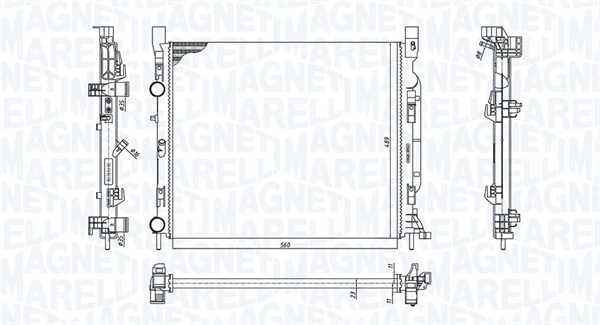 Magneti Marelli Radiateur 350213186900