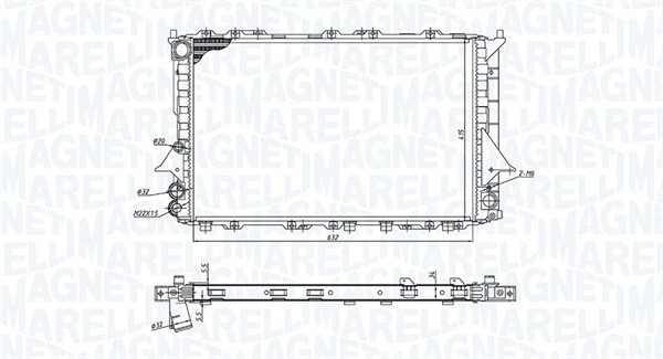 Radiateur Magneti Marelli 350213189900