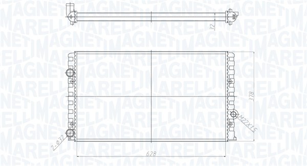 Radiateur Magneti Marelli 350213190700