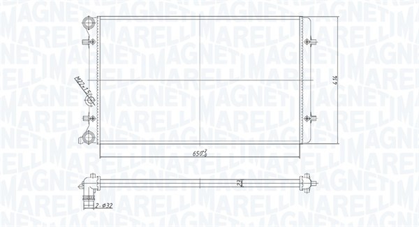 Radiateur Magneti Marelli 350213190800