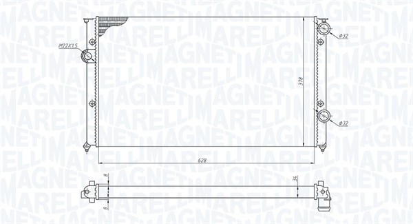 Radiateur Magneti Marelli 350213191200