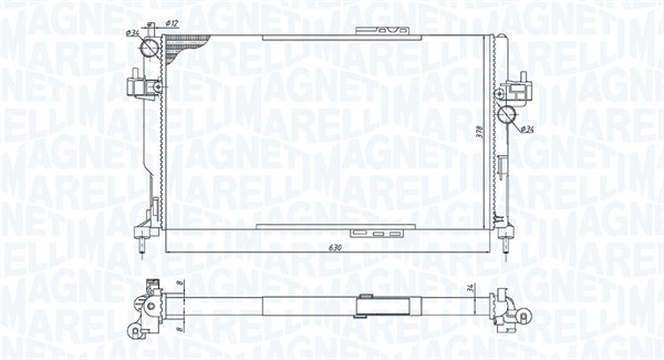 Radiateur Magneti Marelli 350213191500