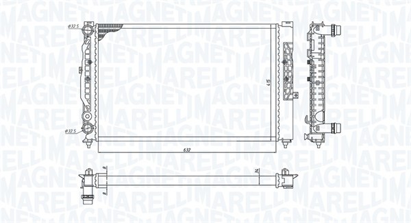 Radiateur Magneti Marelli 350213191700