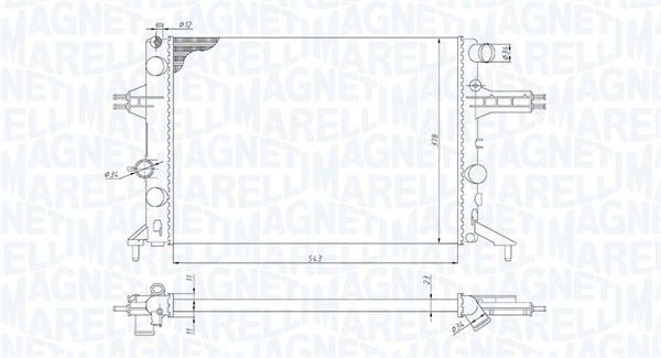 Radiateur Magneti Marelli 350213192400