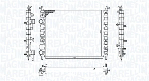 Magneti Marelli Radiateur 350213196400