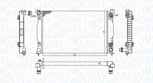 Radiateur Magneti Marelli 350213196500