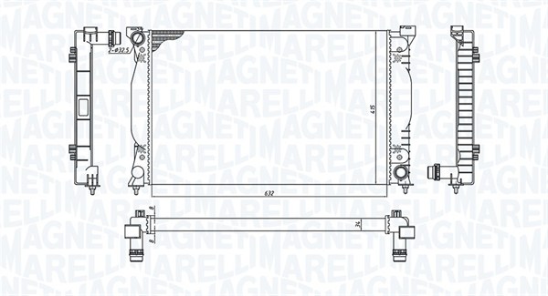 Radiateur Magneti Marelli 350213196700